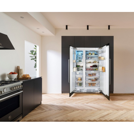 BERTAZZONI RFL4575S5FPNS Εντοιχιζόμενος Ψυγειοκαταψύκτης SideBySide 120cm Λευκό